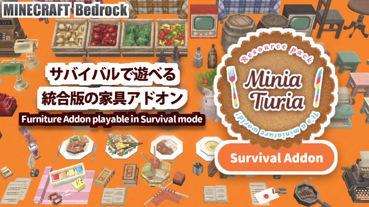 MiniaTuria Bedrock Survival Add-on