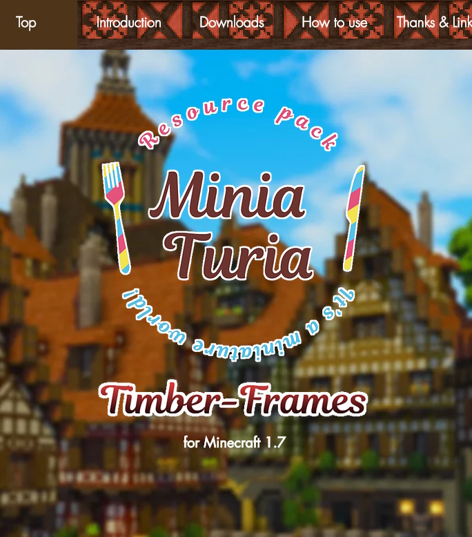 MiniaTuria Half-Timber Packの画像